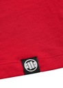 Dámske bavlnené tričko Pitbull Brush T-Shirt Dámske tričko s potlačou Dominujúca farba červená