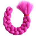 Синтетические волосы, цветные косички, розовый II