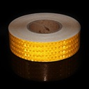 BELT WARNING REFLECTIVE ON AUTO TIR LAWETE KONTUROWA YELLOW COLOR 25M GOLD 