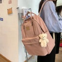 Školský batoh jednokomorový Alin:D Odtiene ružovej Ďalšie vlastnosti vrecko na nápoje