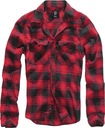 Brandit Checkshirt красно-черная рубашка 3XL