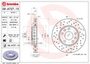 DISCOS ZAPATAS PARTE DELANTERA BREMBO RENAULT MEGANE CC 