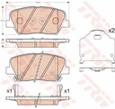 DISCOS ZAPATAS PARTE DELANTERA TRW KIA CARENS IV 