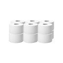 Туалетная бумага JUMBO белая целлюлозная 12 шт.