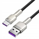 Кабель Baseus USB-A - USB-C, 66Вт, 6А, 1м, шнур