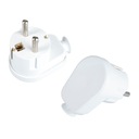 УГЛОВАЯ ВИЛКА СЕТЕВАЯ ВИЛКА 2P+Z WT-16 БЕЛАЯ