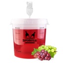 ФЕРМЕНТАРНОЕ ВЕДРО ДЛЯ БРОЖЕНИЯ 30 Л ДЛЯ ВИННОГО ПИВА С КРЫШКОЙ, ВЕСАМИ, ТРУБКОЙ