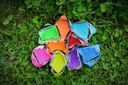 Набор красочных УФ-пудр Holi МИКС ярких цветов, 15 штук, можно стирать + БЕСПЛАТНО