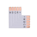 Угловой разъем для печатной платы ТИП L 12 мм 5-контактный светодиод RGB+W