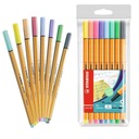 Stabilo Point 88 Fineliner Set 8 пастельных тонов