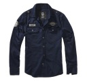 BRANDIT Luis Vintageshirt темно-синяя рубашка L