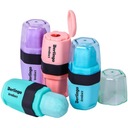 Точилка с контейнером и ластиком Berlingo Instinct, смесь цветов, 1 ОТВЕРСТИЕ