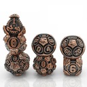 НАБОР ИЗ 7 МЕТАЛЛИЧЕСКИХ РПГ-КУБИКОВ