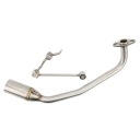 MOTORCYCLE PIPE FRONT STEEL STAINLESS STEEL FRONT POACZENIE ACZA IL  photo 12