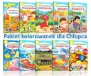 MEGA ZESTAW 10 KOLOROWANEK dla Chłopca FORMAT A4