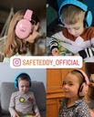 Detské ochranné slúchadlá odhlučnené 3roky+ ružová SafeTeddy Kód výrobcu ST-1101