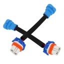 2 SZT. COMPACT ADAPTER DO CONNECTED HEADLIGHTS CAR BLUE  photo 8