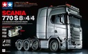 Diaľkovo ovládané nákladné vozidlo Scania 770 S 8x4/4 | Tamiya 56371 Stav zloženia Do zloženia