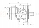 MOTEUR HYDRAULIQUE BMR SMR 36/OBR 1110OBR/MIN AVEC MANCHON IVSphoto 4