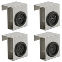 Набор кухонных крючков с функцией нажима, 4 шт.