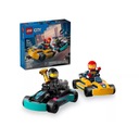 LEGO City - Motokáry a pretekári (60400) Racing + Darčeková taška Názov súpravy Gokarty z kierowcami