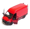 Mercedes-Benz Sprinter 1:34 model KINSMART czerwony