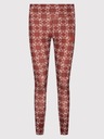 GUESS Legginsy V2YB21 MC03W Bordowy Slim Fit