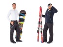 Pánske lyžiarske nohavice SNO MEMBRÁNA 12000 S Dominujúca farba čierna