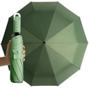 Автоматический волоконный зонт, большой, прочный, зеленый.