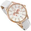 ЧАСЫ-АВИАТОР ЖЕНСКИЕ AVW8636L14 БЕЛЫЕ НА РЕМЕШКЕ WORLD MAP DATA CASUAL