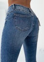 Женские моделирующие джинсы пуш-ап M Sara прямые L/40 30 31 размер
