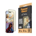 Стекло PanzerGlass Ultra-Wide Fit для iPhone 15 Pro 6,1 дюйма с антибликовым покрытием