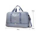 Športová crossbody cestovná taška Casual Modrá mäkká príručná batožina Šírka (dlhá strana) 49 cm