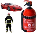 АВТОМОБИЛЬНЫЙ ОГНЕТУШИТЕЛЬ ПОРОШКОВЫЙ, 1 КГ, С ВЕШАЛКОЙ