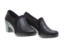 Черные элегантные удобные женские туфли, размер 39.