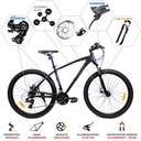 MTB bicykel SIrox 29&quot; Tornádo rám hliník 19 palcov koleso 29 &quot; grey/black Materiál rámu hliník