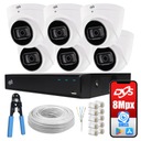 СИСТЕМА IP-МОНИТОРИНГА 8Mpx 4K POE 6 КАМЕР 3840x2160