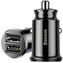 БЫСТРОЕ АВТОМОБИЛЬНОЕ ЗАРЯДНОЕ УСТРОЙСТВО BASEUS MINI МОЩНОЕ БЫСТРОЕ АВТОМОБИЛЬНОЕ ЗАРЯДНОЕ УСТРОЙСТВО 2x USB 3.1A, светодиод