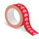 ЛЕНТА ДЕКОРАТИВНАЯ WASHI HEARTS 15мм 5М WZ 13 INTER