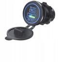 ЗАРЯДНИЙ ПРИСТРІЙ ЖИВЛЕННЯ USB+USB-C PD45W+QC3.0 ВОЛЬТМЕТР 12-24V 10A  фото 6