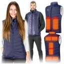 МУЖСКИЙ ЖИЛЕТ С УТЕПЛЕННЫМ ПОДОГРЕВОМ USB, СТЕГАНЫЙ, С ДЛИННЫМ ВОРОТНИКОМ-СТОЙКОЙ, РУКАВАМИ