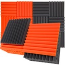 АКУСТИЧЕСКАЯ ПЕНА АКУСТИЧЕСКИЕ ПАНЕЛИ ОРАНЖЕВЫЙ КЛИН Треугольное подавление эха