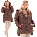 ЖЕНСКАЯ АСИММЕТРИЧНАЯ КОМФОРТНАЯ ЖЕНСКАЯ КУРТКА БОЛЬШОГО РАЗМЕРА С КАПЮШОНОМ