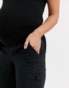 Dámske čierne tehotenské nohavice defekt 36 Veľkosť 36