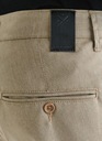 Beżowe klasyczne spodnie męskie Pako Lorente W30 L32 Kolor beżowy