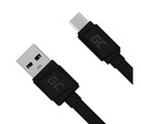 Kabel Green Cell GC matte płaski USB - USB-C 0.25m