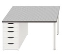 Ikea 105 серый шестиугольный защитный коврик для стола