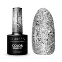 CLARESA Гибридный лак NEW SILVER GLITTER