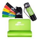 НАБОР ИЗ 5 КОВРИКОВ С РЕЗИНОВОЙ РЕЗИНКОЙ ДЛЯ ФИТНЕС-ЙОГА-УПРАЖНЕНИЙ