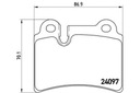 BREMBO SET PADS BRAKE 7L6698451B photo 2 - milautoparts-fr.ukrlive.com